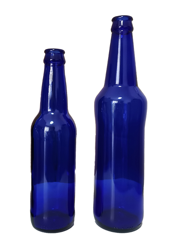 330ml 500ml Blue beer bottle